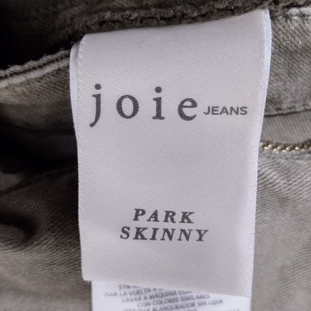 Joie Jeans Park Skinny Utility Pants Womens 32 Green Boho Retro 90s Y2K Casual - Picture 11 of 11